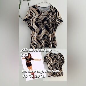 y2k abstract top